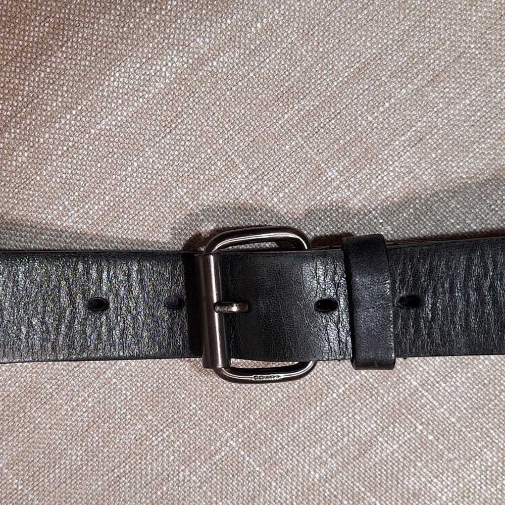 Prada Black Leather Belt